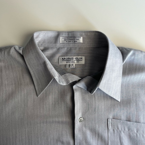 NWOT VINTAGE Monsieur by Givenchy Dress Shirt - Picture 3 of 9